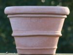 Terracotta pot Poggi Ugo, Con 2 Orli 40 cm