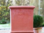 Terracotta pot Poggi Ugo, Cassetta Orlo Tondo Liscia vierkant